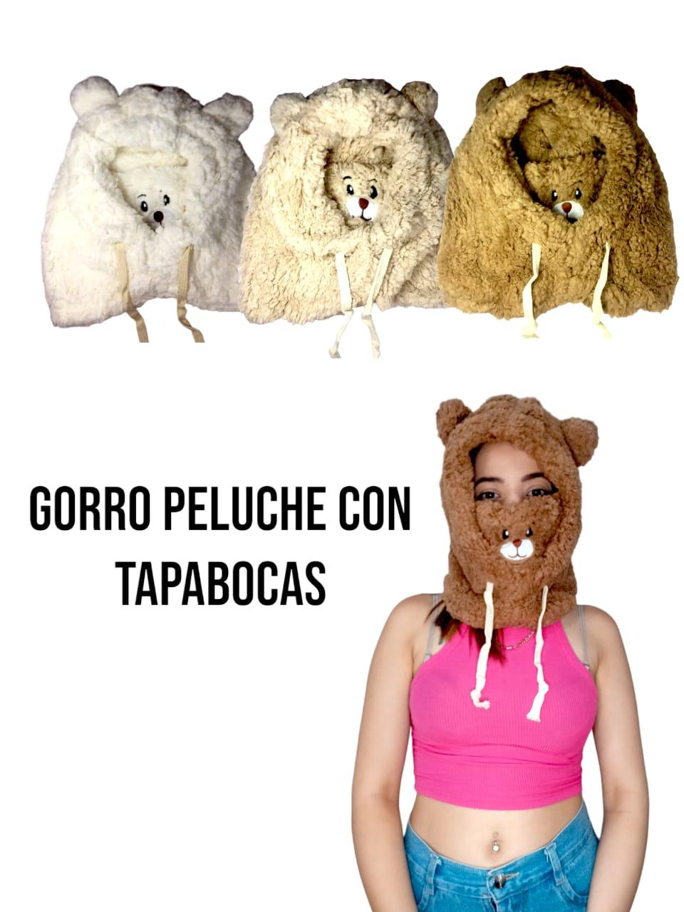 Gorro Peluche con Tapabocas